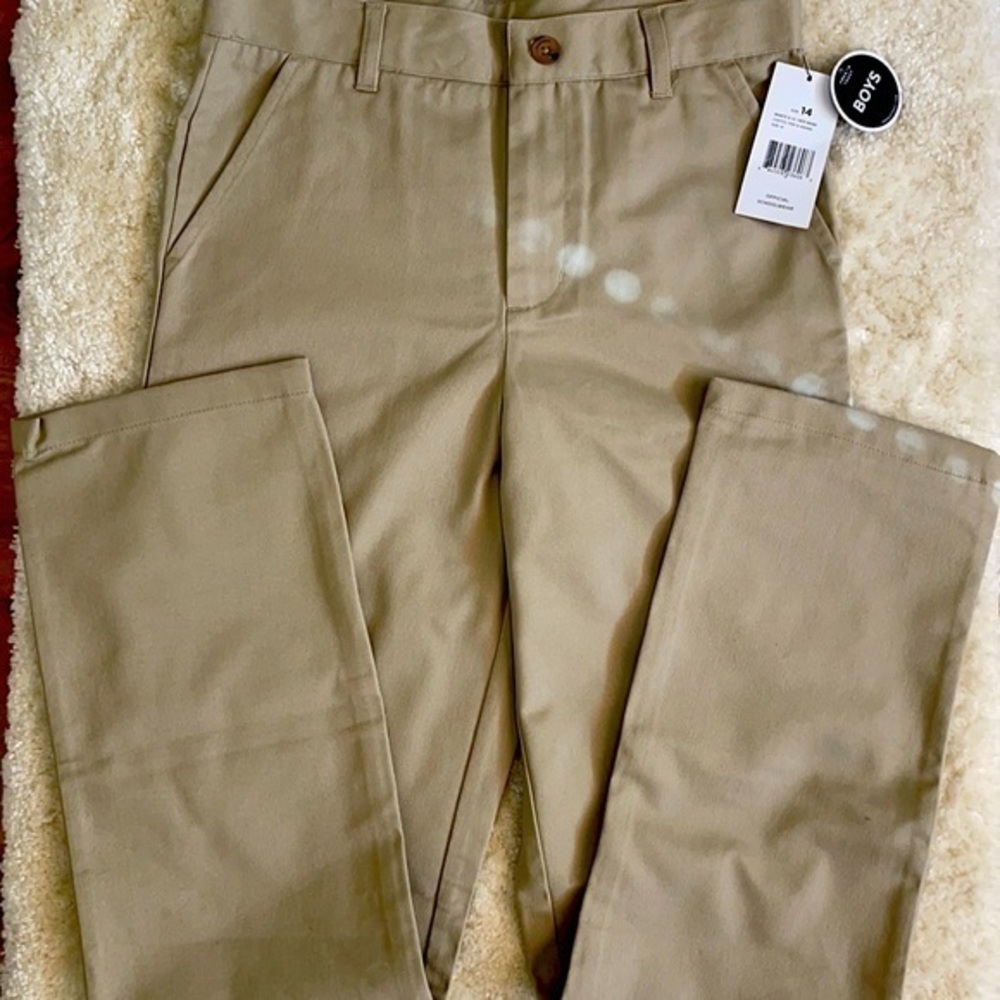 Boy flat front pant sch uniform by French Toast  (KB-1B)